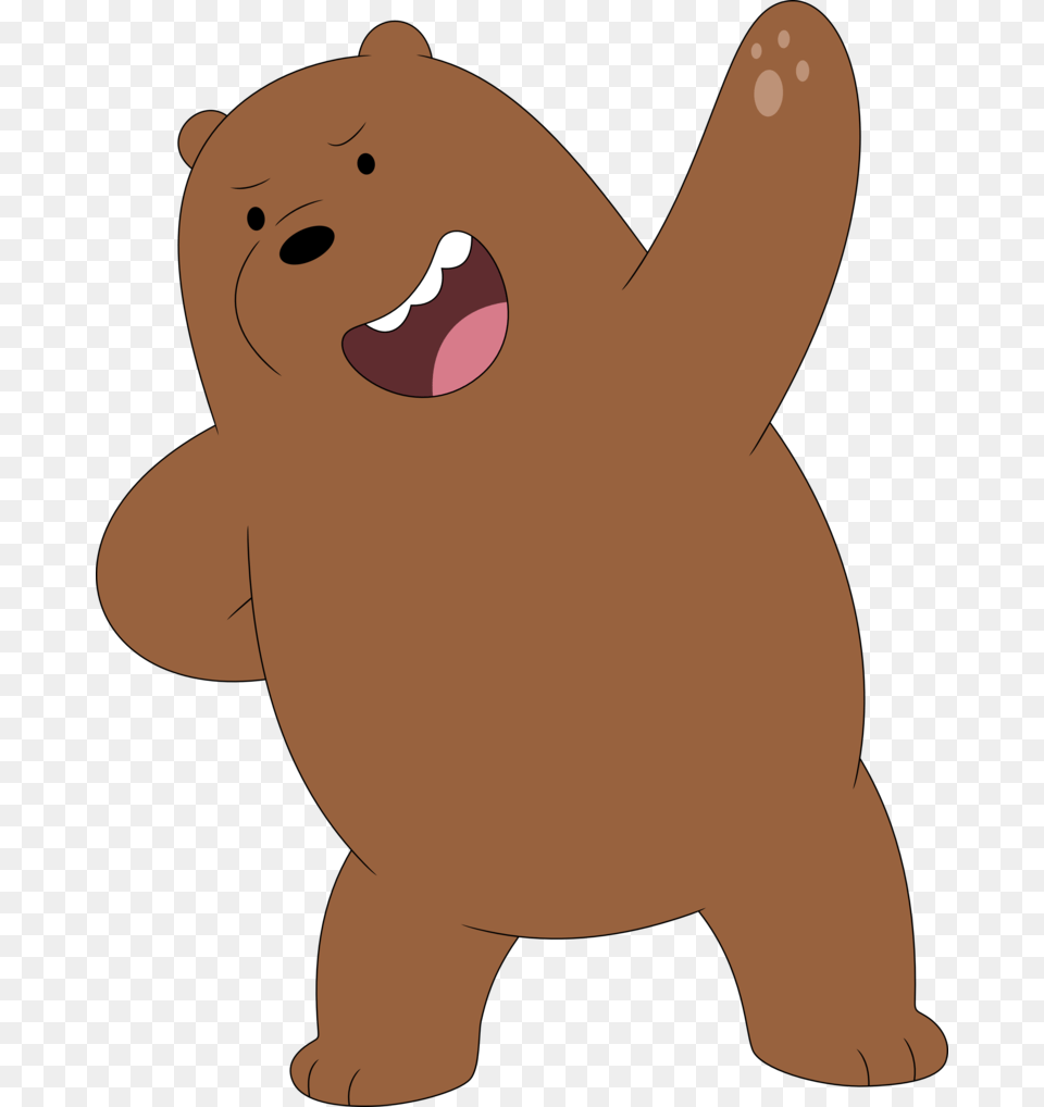 Yo Whats The Haps By Porygon2z We Bare Bears Cartoon We Bare Bears Brown Bear, Plush, Toy, Animal, Mammal Free Transparent Png