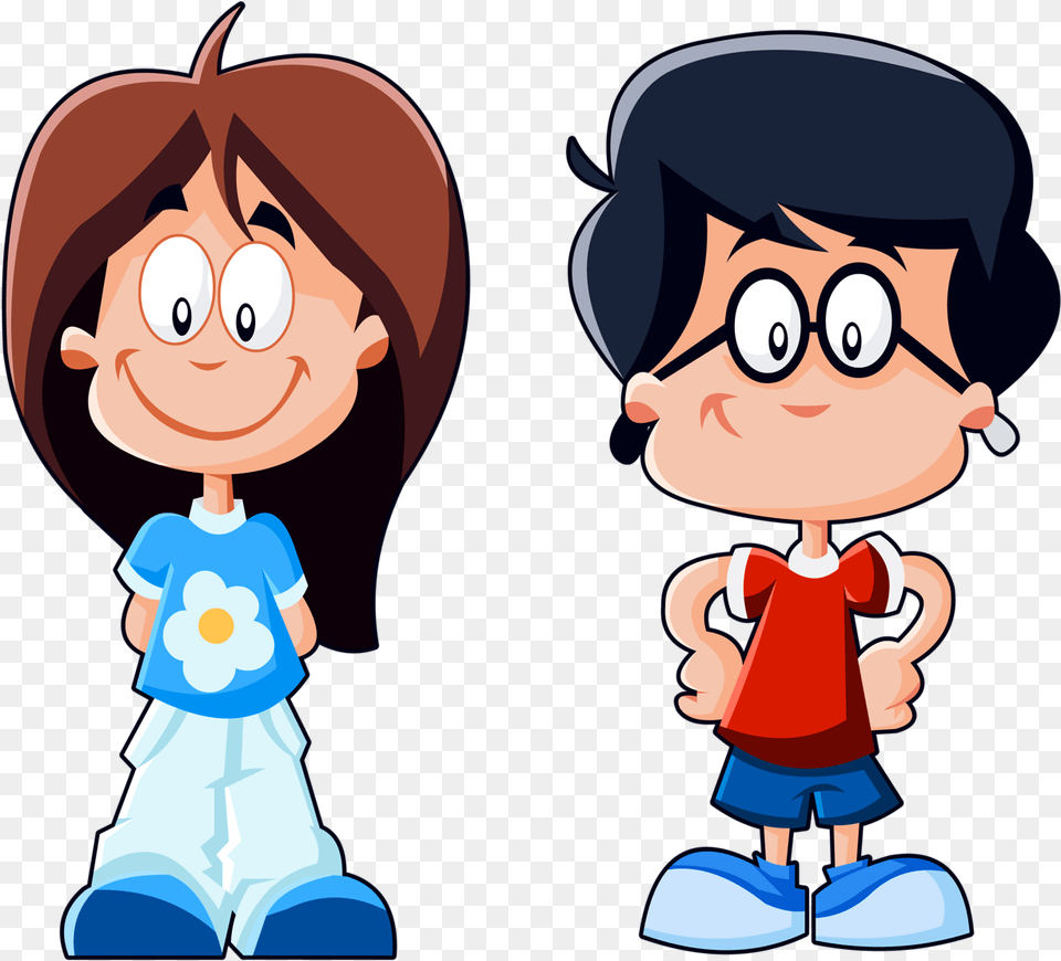 Yo Y Mi Amigo Girlfriends Guys Cute Kids Cartoon Characters, Baby, Person, Face, Head Png