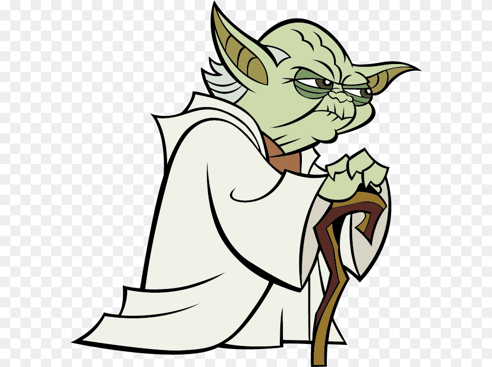 Yoda Anakin Skywalker Mace Windu Star Wars Yoda Cartoon Cartoon Star Wars Characters, Person, Face, Head Free Png