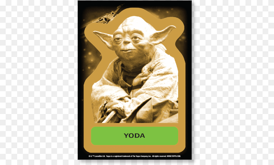 Yoda Character Sticker Artwork Gold Ed Architecture, Poster, Advertisement, Person, Man Free Transparent Png
