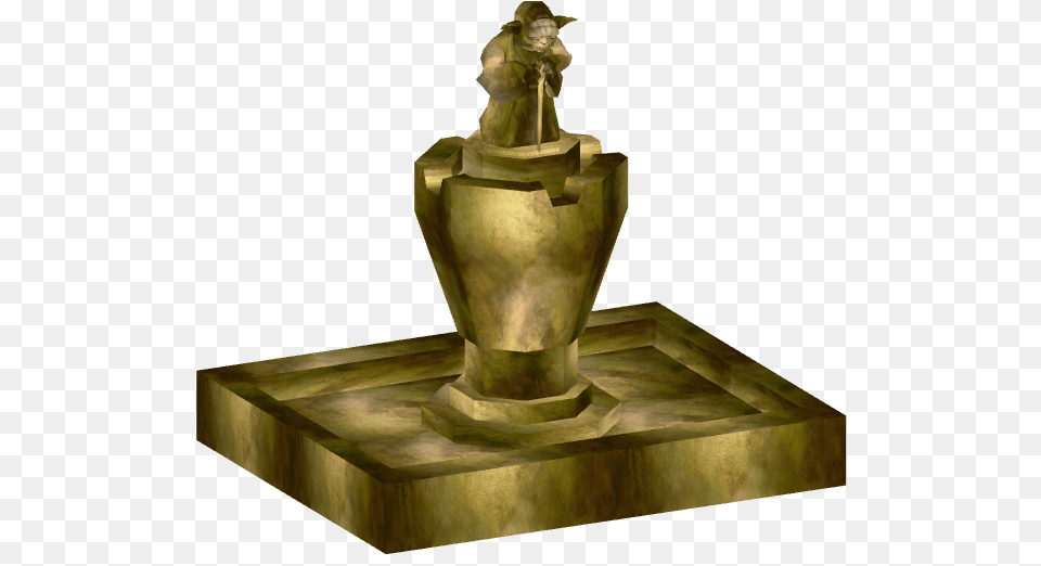 Yoda Fountain Bronze Sculpture, Jar, Pottery, Urn, Architecture Free Png Download