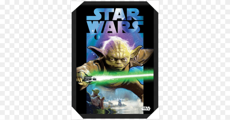 Yoda Green Lightsaber, Baby, Person, Book, Publication Free Transparent Png