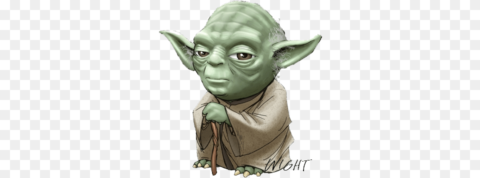 Yoda Head 2 Image Chibi Star Wars, Alien, Baby, Person, Face Png