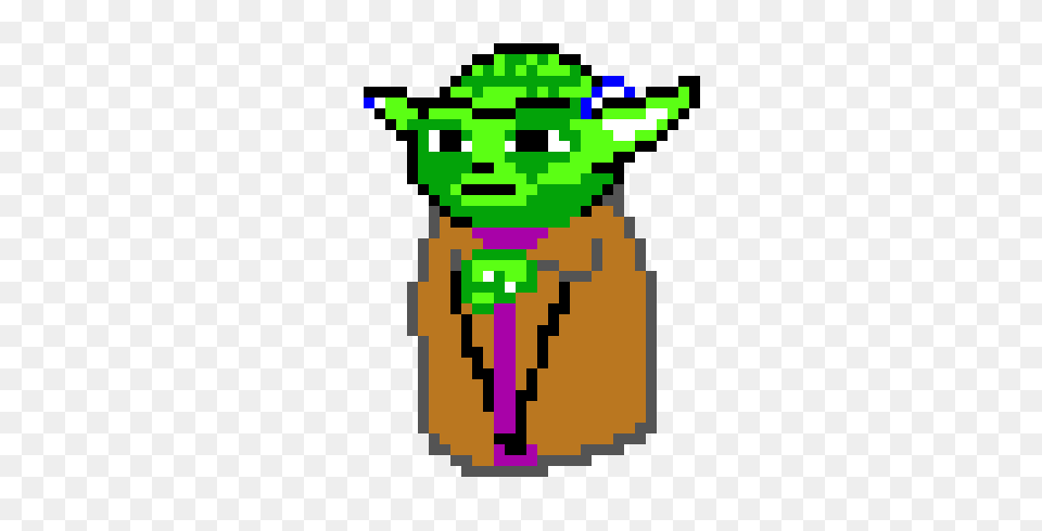 Yoda Pixel Art Maker, Green, Dynamite, Weapon Free Png Download