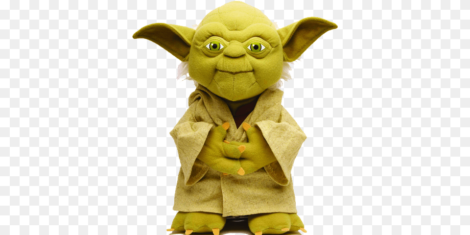 Yoda Star Wars 15 Inch Jedi Master Yoda Talking Plush, Toy, Teddy Bear Free Transparent Png