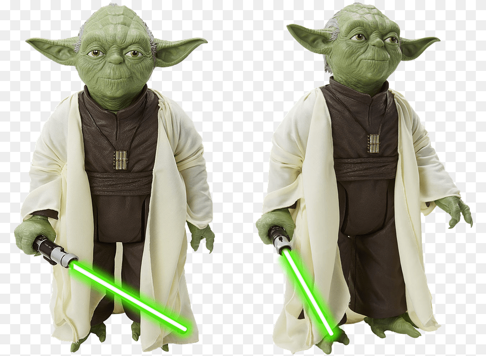 Yoda Star Wars Star Wars Yoda Figure, Clothing, Coat, Person, Alien Png Image
