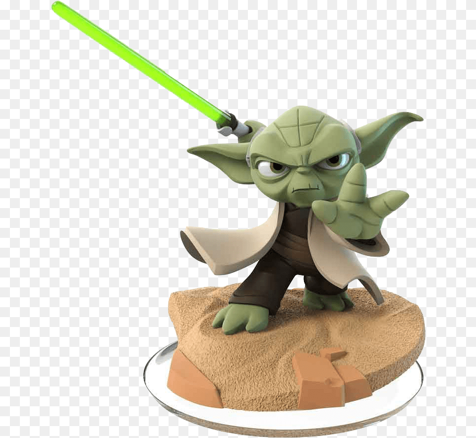 Yoda Star Wars Infinity Disney Infinity Yoda, Figurine, Accessories, Face, Head Png Image