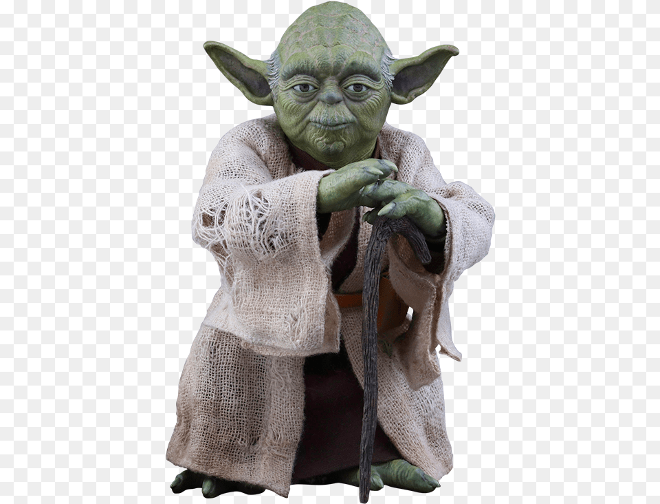 Yoda Star Wars Transparent Image Yoda Figure, Figurine, Wildlife, Sweater, Mammal Free Png Download