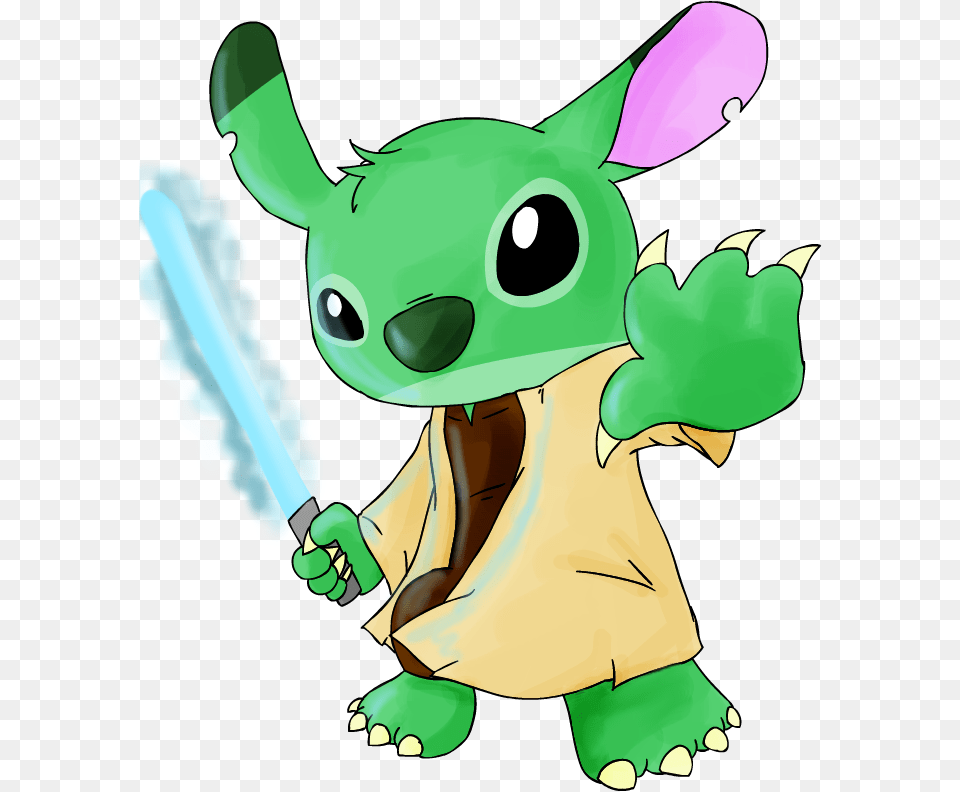 Yoda Stitch By Leniproduction, Baby, Person Free Png Download