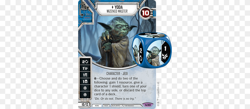 Yoda Wizened Master Star Wars Destiny Snoke, Advertisement, Animal, Bird, Poster Free Png Download