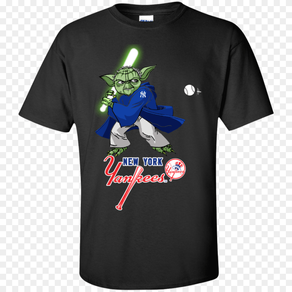 Yoda Yankees, Clothing, T-shirt, Baby, Person Free Png Download