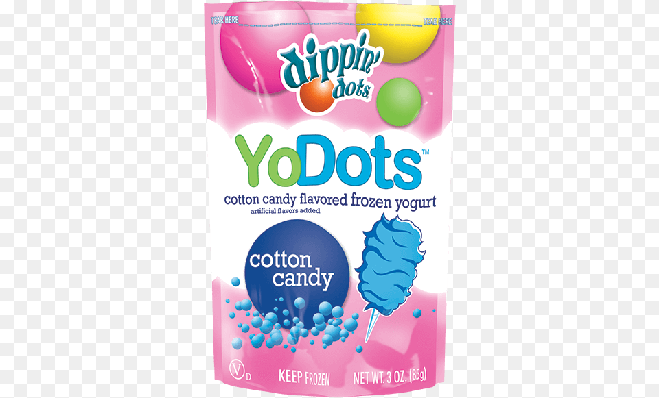 Yodots Cotton Candy Dippin Dots, Advertisement, Food, Sweets, Balloon Free Png