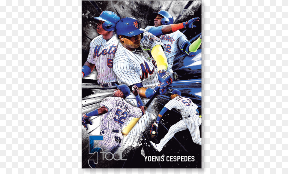 Yoenis Cespedes 2017 Topps Baseball Series 1 Five Tool Baseball Player, Adult, Team, Sport, Person Free Transparent Png