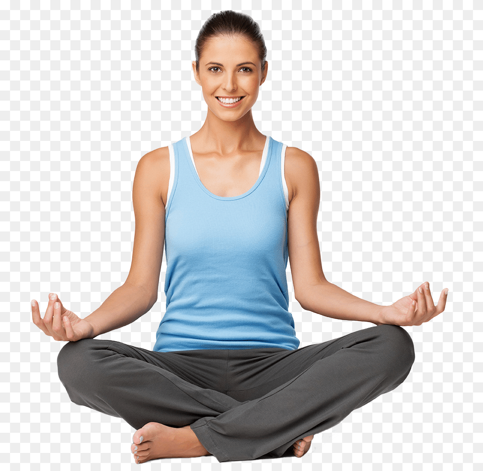 Yoga, Person, Sitting, Clothing, Vest Free Png