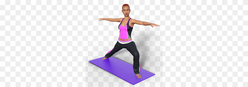 Yoga Working Out, Warrior Yoga Pose, Stretch, Sport Png