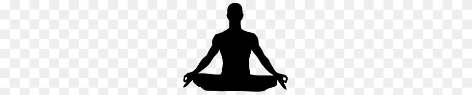 Yoga, Silhouette, Adult, Male, Man Png