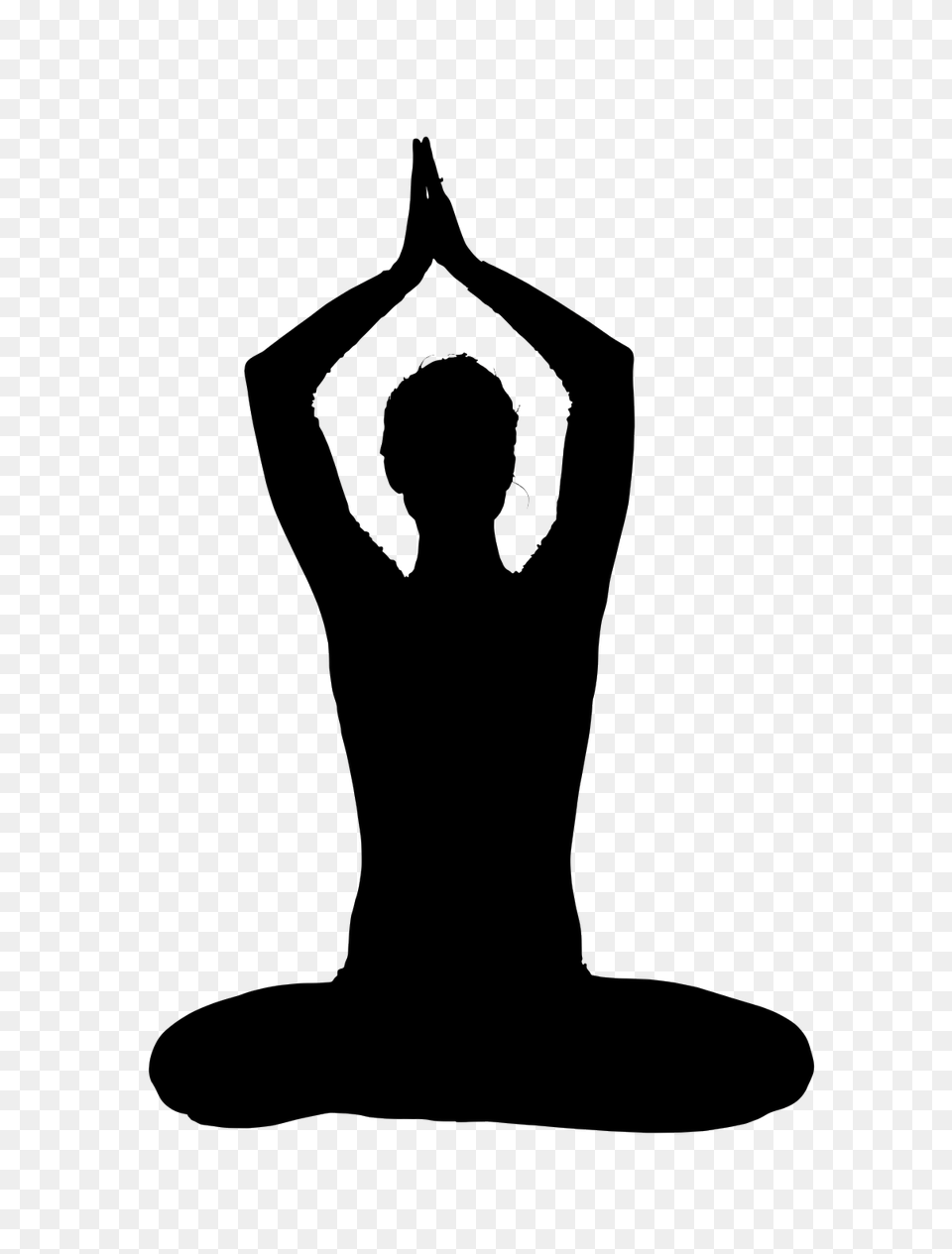 Yoga, Silhouette, Kneeling, Person Free Transparent Png