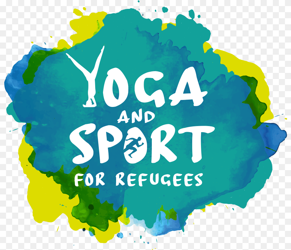 Yoga And Sport For Refugees Atlas, Advertisement, Chart, Plot, Poster Png Image
