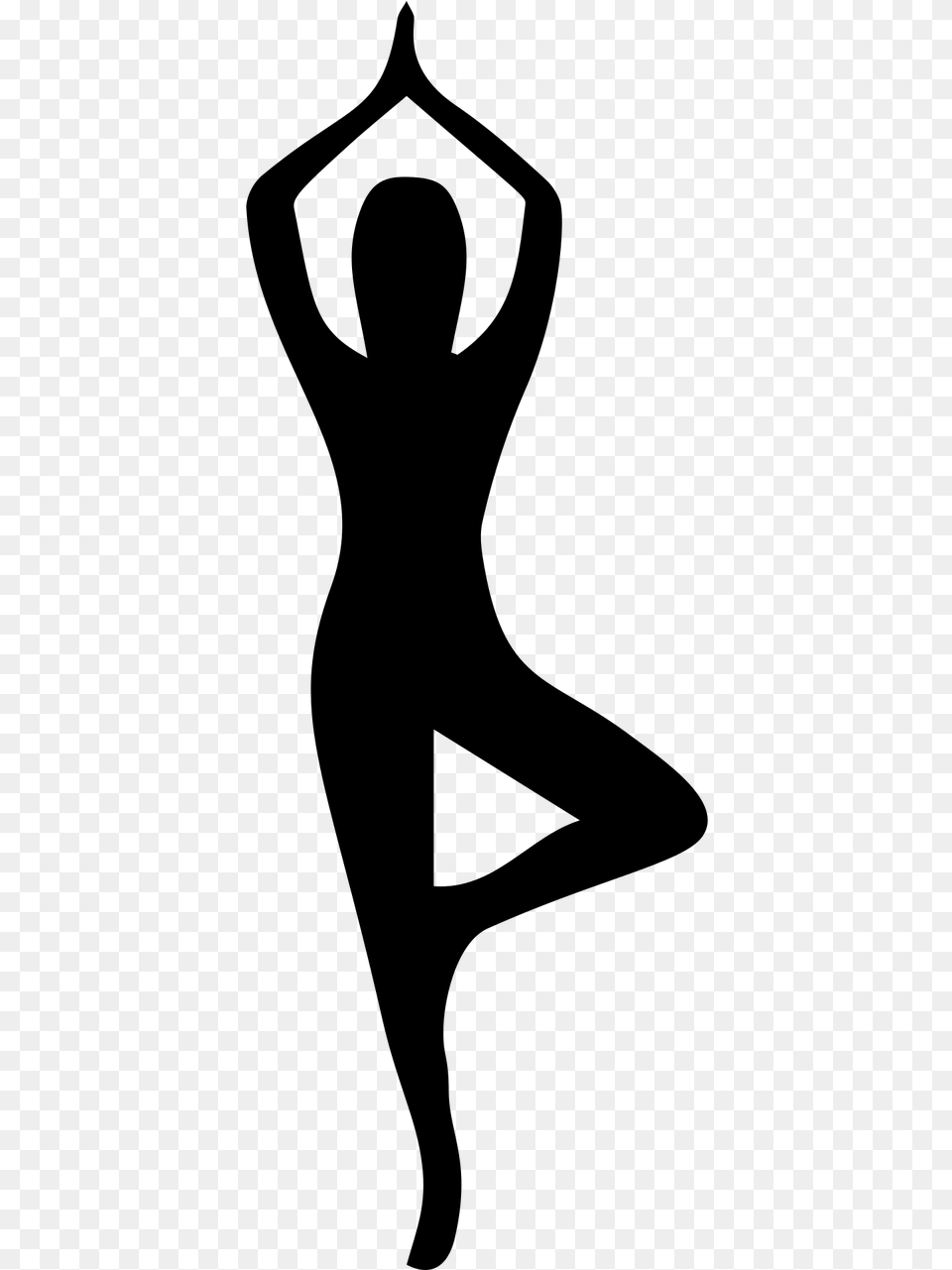 Yoga Blog Lanita Boyd Tree Pose Yoga Clipart, Gray Free Transparent Png