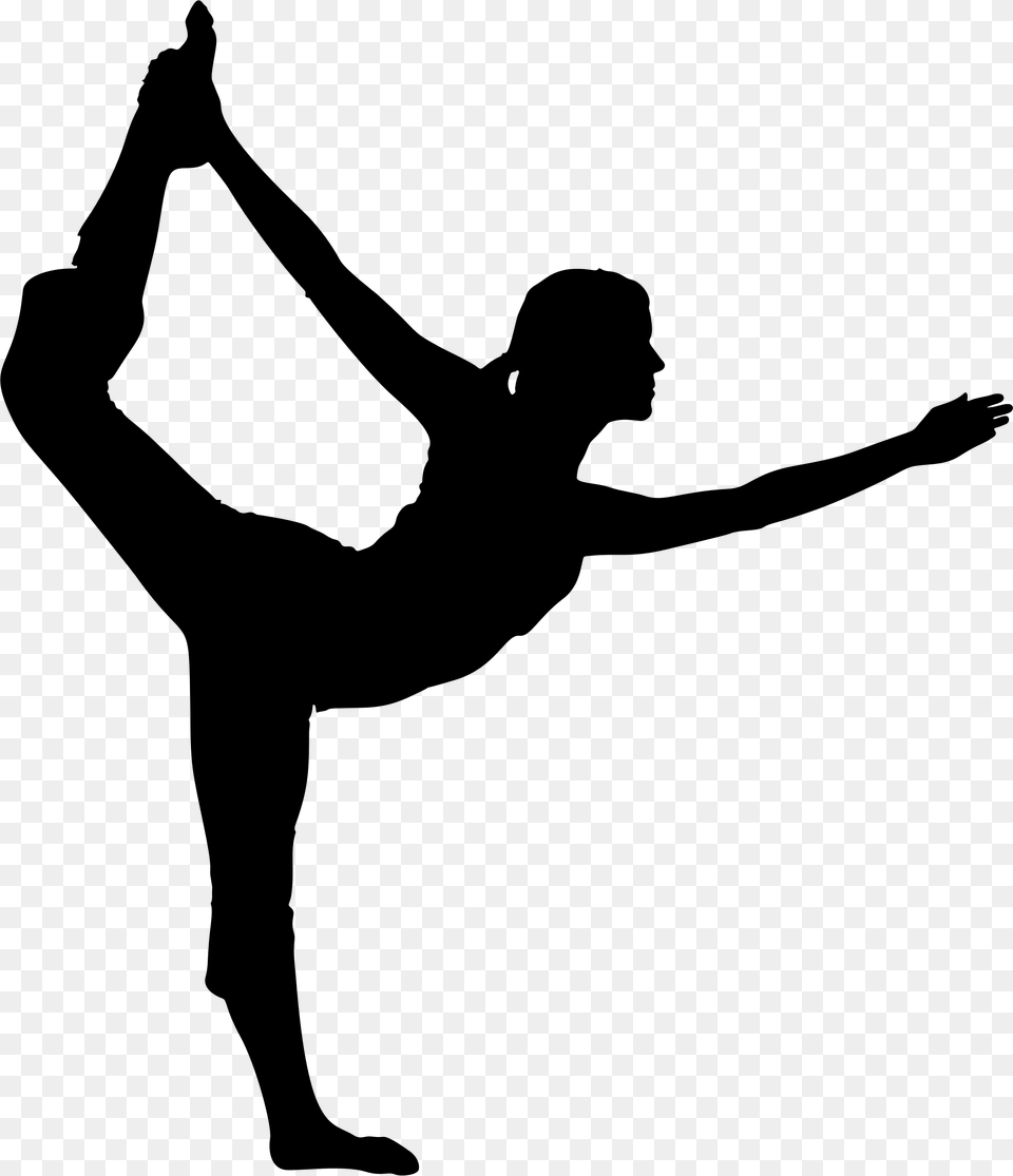 Yoga Clip Art Black And White, Gray Png