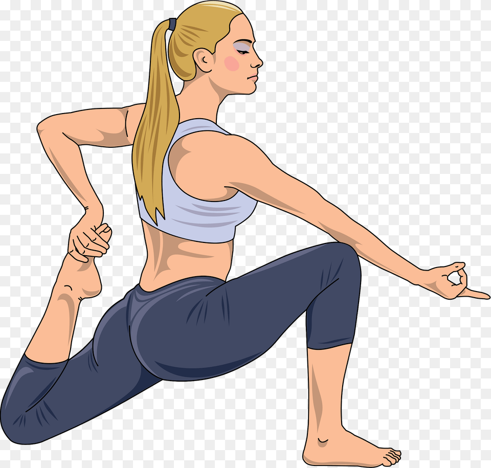 Yoga Clipart, Adult, Woman, Stretch, Person Free Transparent Png