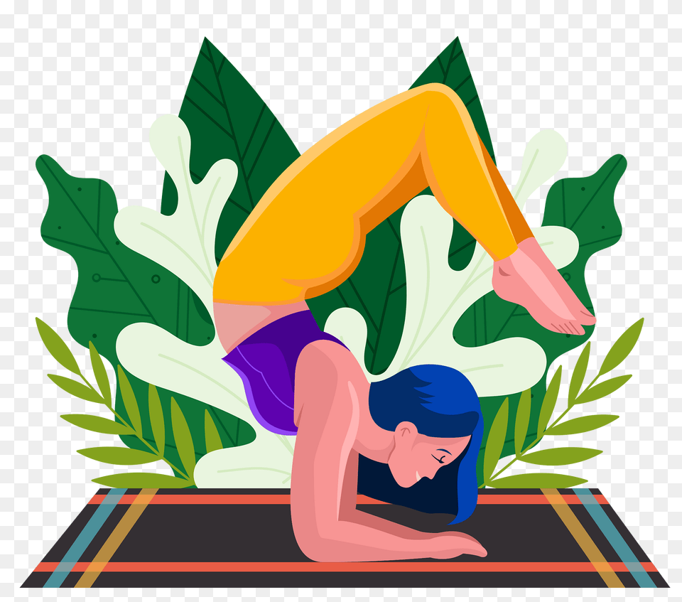 Yoga Clipart, Person, Face, Head, Fitness Free Png Download