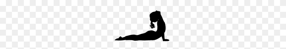Yoga Clipart Pictures Woman In Yoga Position Clip Art, Gray Free Png