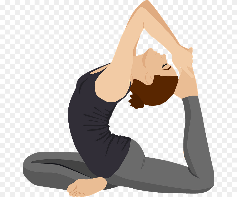 Yoga Clipart Pilates, Person, Stretch, Fitness, Sport Free Png Download