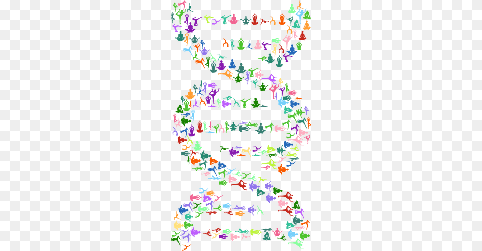 Yoga Dna Dna Art Black And White, Graphics, Purple, Pattern Free Png Download