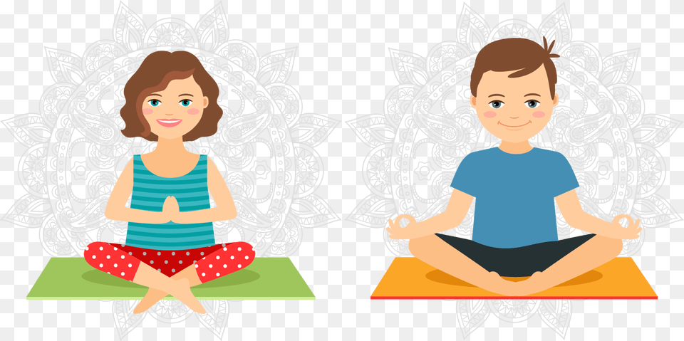 Yoga For Children And Teenagers Yoga Children, Adult, Baby, Female, Person Free Png Download