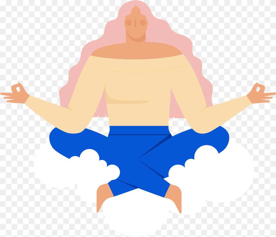 Yoga For Wendy Magazine Illustration, Person, Back, Body Part, Face Free Png