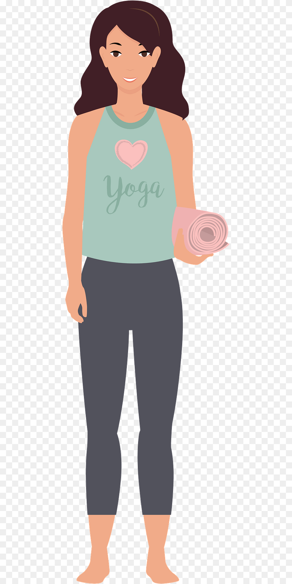 Yoga Girl Clipart, Clothing, Pants, Person, Face Png