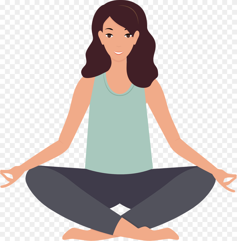 Yoga Girl Clipart, Adult, Woman, Person, Female Png Image