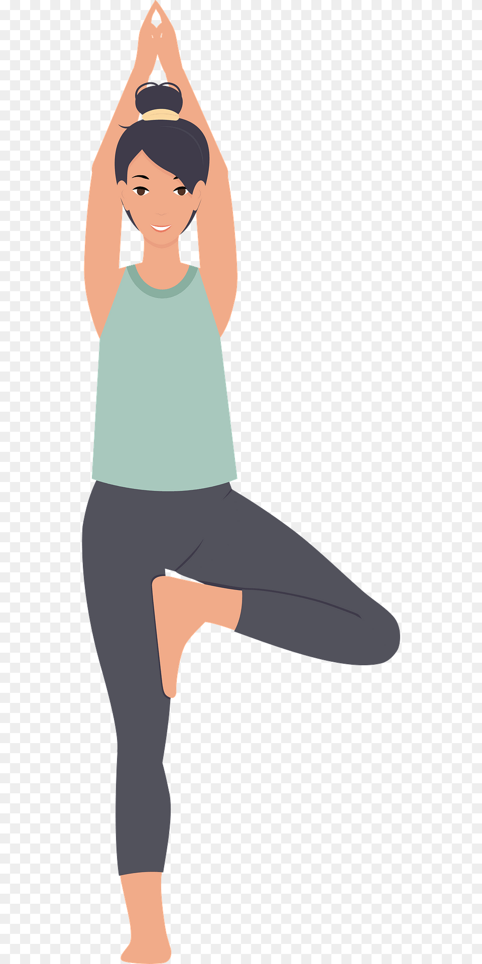 Yoga Girl Clipart, Adult, Woman, Person, Female Png Image