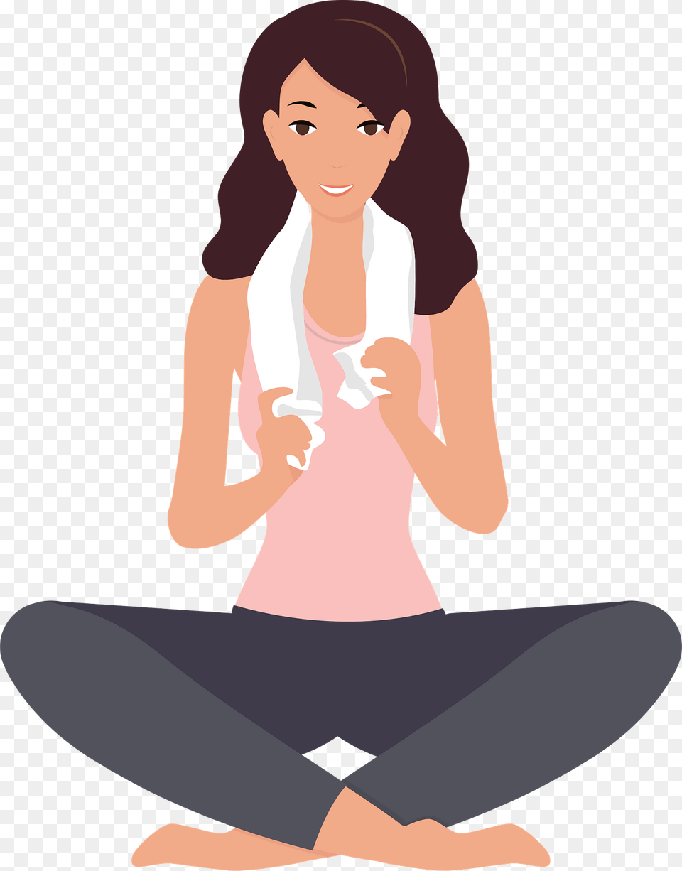 Yoga Girl Clipart, Adult, Woman, Person, Female Png