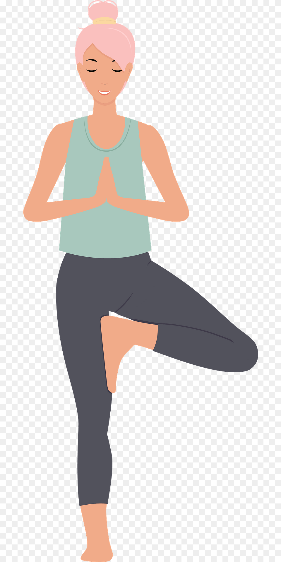 Yoga Girl Clipart, Adult, Woman, Person, Female Png