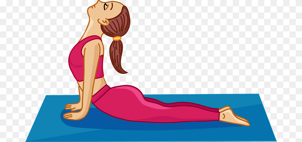 Yoga Girl Clipart Illustration, Working Out, Fitness, Pilates, Sport Free Png Download