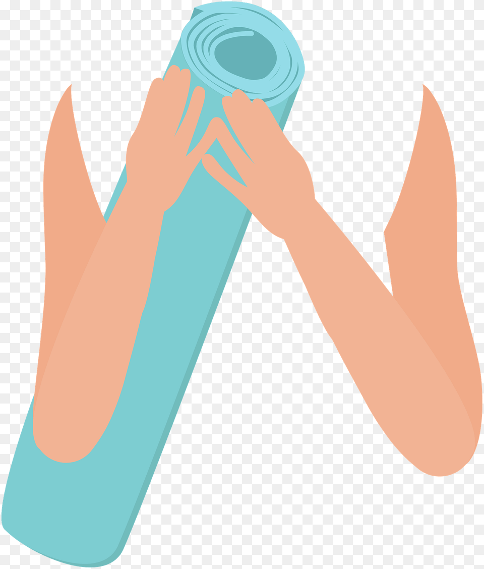 Yoga Girl Hands Clipart, Person Png
