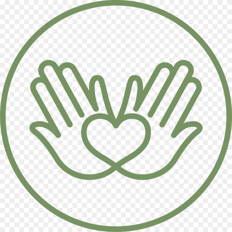 Yoga Icon 1 Hands With Heart Circle Icon, Logo Free Transparent Png