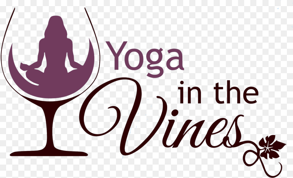 Yoga In The Vines Logo Wine Yoga, Glass, Baby, Person, Text Free Png Download