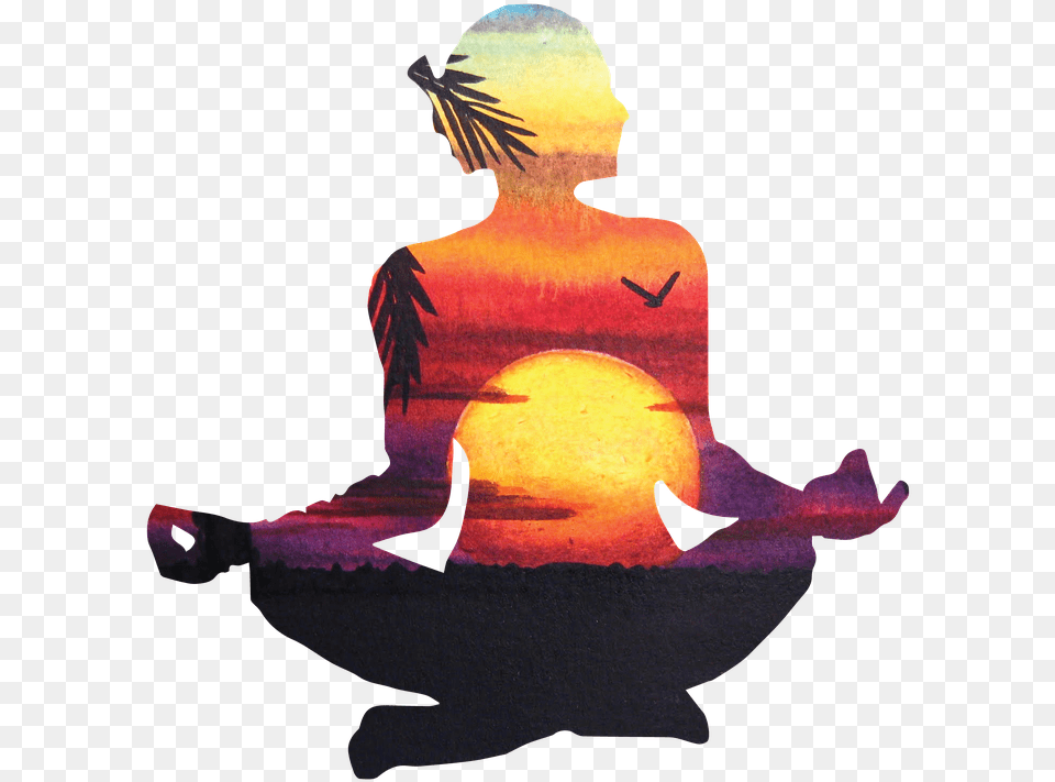 Yoga Poses Black And White, Outdoors, Sunrise, Sky, Nature Free Transparent Png
