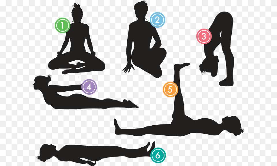 Yoga Poses To Do Before Bed Illustration, Person Png