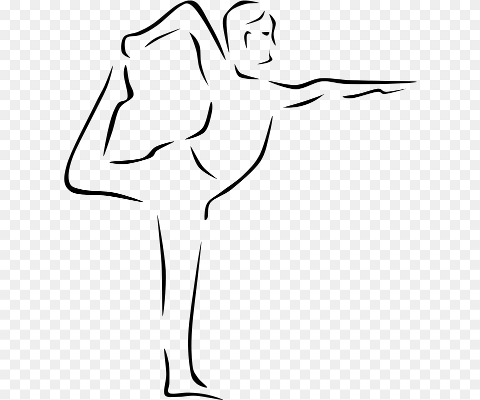 Yoga Poses Yoga Clip Art, Gray Free Png Download