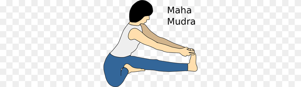 Yoga Position Maha Mudra Clip Art For Web, Person, Stretch, Adult, Female Free Transparent Png