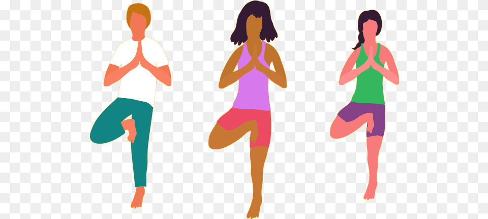 Yoga Stretches Transparent Animated Fitness Images, Adult, Woman, Person, Female Free Png Download