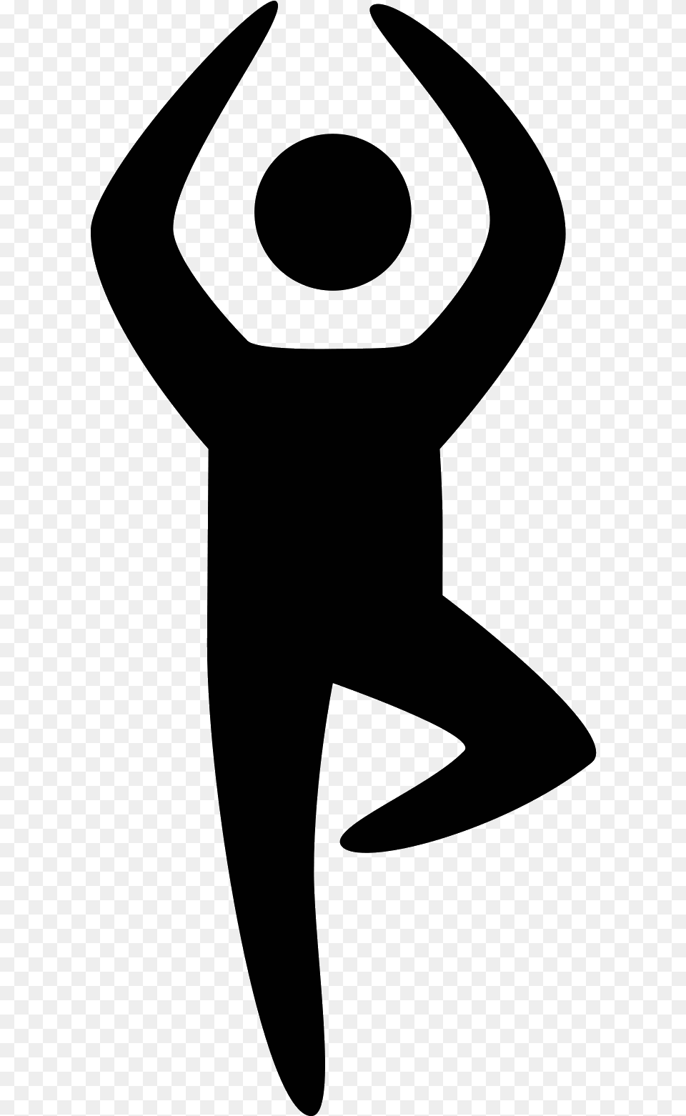 Yoga Symbol Yoga Icon, Gray Png