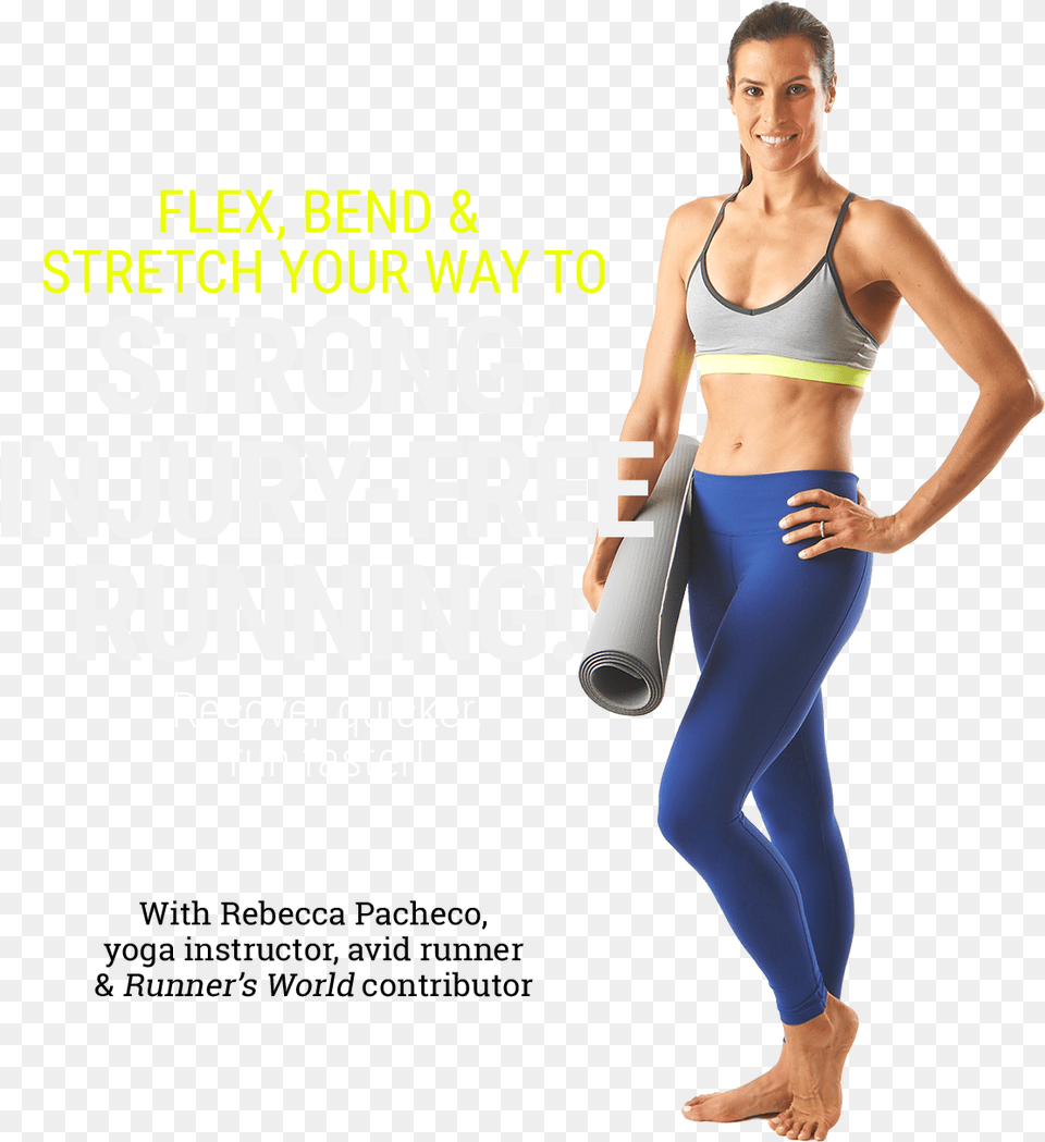 Yoga Runner Rebecca Pacheco Yoga For Runners, Adult, Female, Person, Woman Free Transparent Png