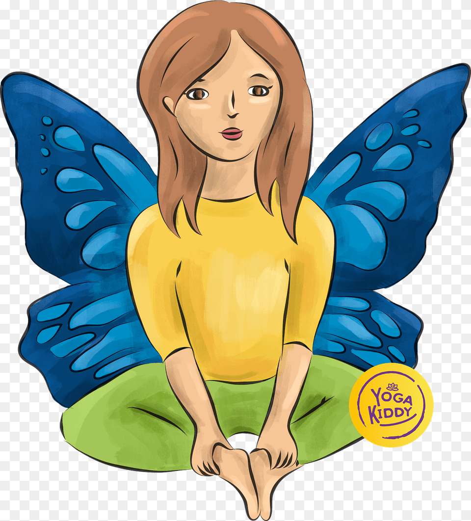 Yogakiddy Butterfly Yoga Pose, Publication, Book, Comics, Adult Free Transparent Png