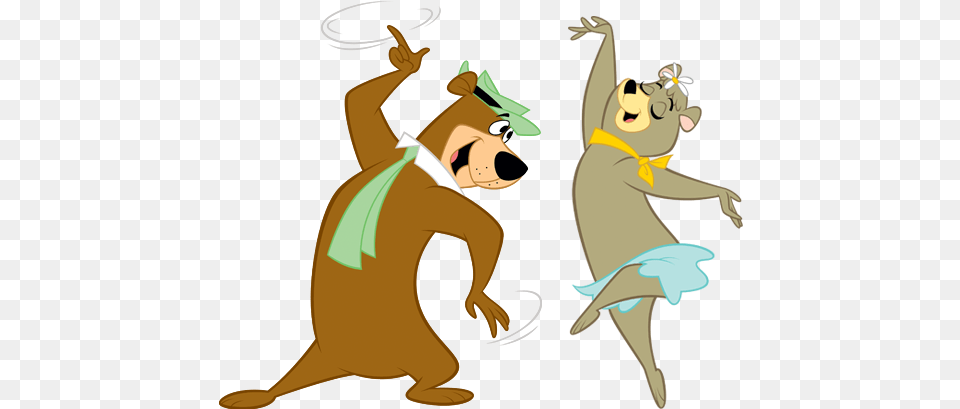 Yogi And Cindy Bear Animated School Out For Summer, Baby, Person, Cartoon, Adult Png Image