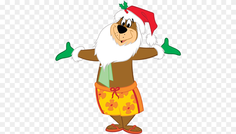 Yogi And Friends Singing Christmas Carols Christmas In July Yogi Bear, Elf, Baby, Person Free Png